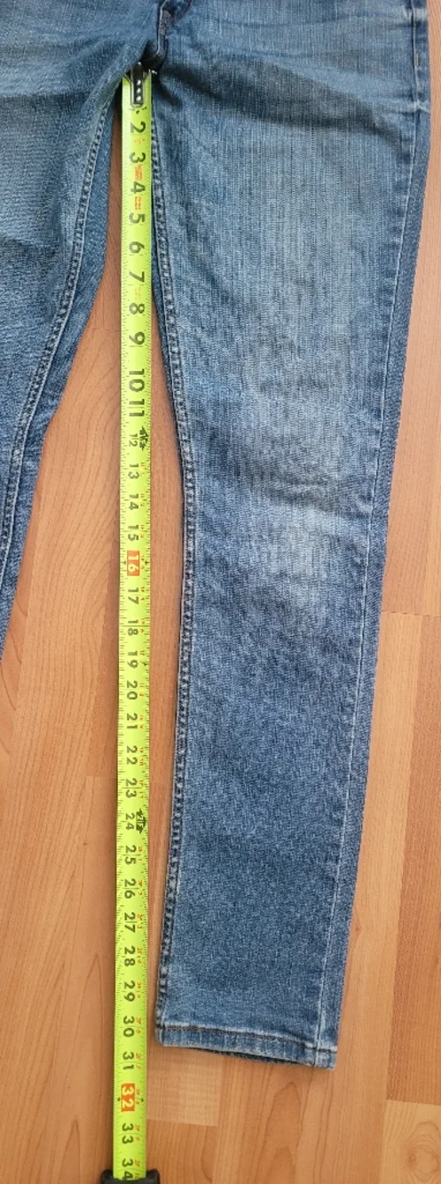 Levis 524 Too Superlow Bootcut Blue Jeans Women's Size W27 L32 Low Rise Slim Fit - Picture 4 of 15